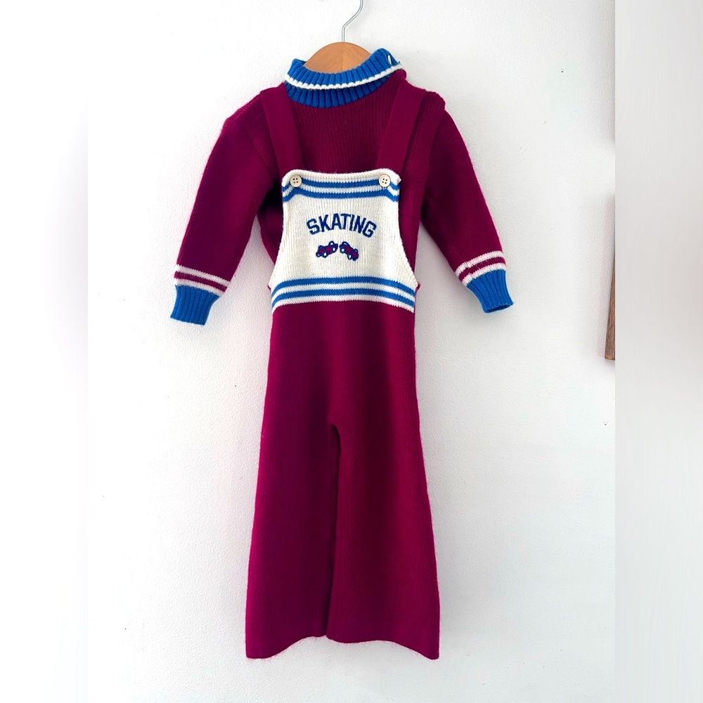 Absorba vintage Knit baby two piece set -  12 months
